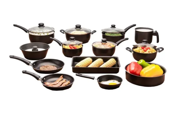 Kit/ Conjunto Completo de Panelas Antiaderentes de Alumínio com Revestimento Teflon – Qualidade, Durabilidade e Preço Justo