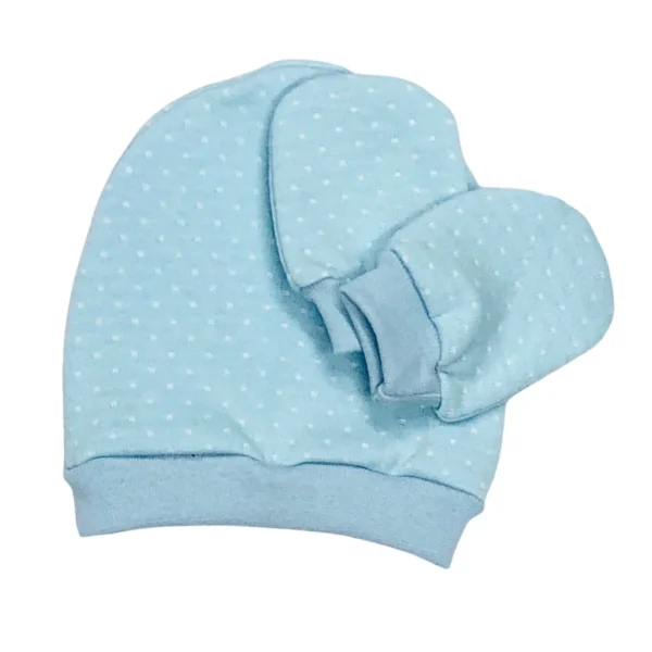 Kit Saída de Maternidade Bebê - Saco de Dormir, Touca e Luvas 100% Algodão para Recém-Nascido - Image 4