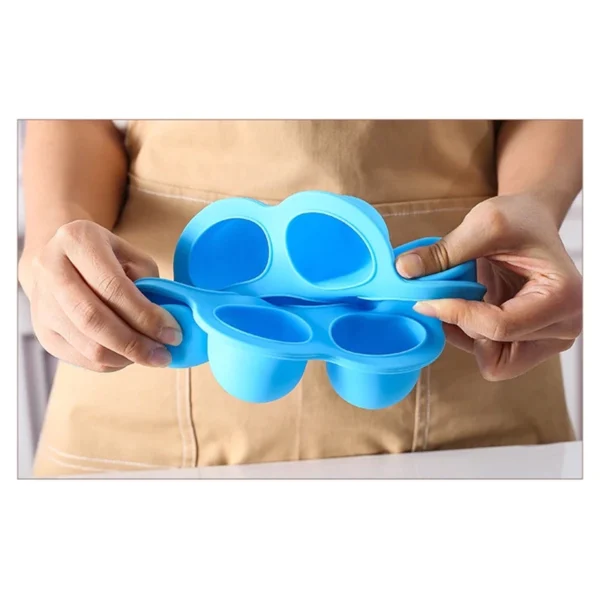 Porta Pote Papinha Recipiente Fundo De Silicone Com 6 Divisórias e tampa para introdução alimentar - Image 7