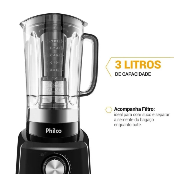 Liquidificador Philco PH900 Preto 1200W - Image 7